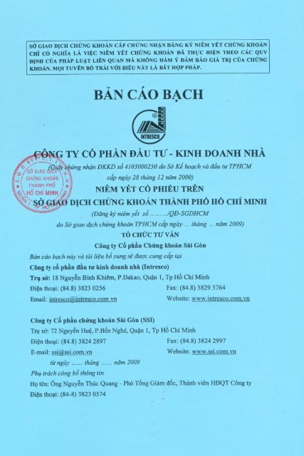 cÃ´ng ty cá» pháº§n Äáº§u tÆ° - kinh doanh nhÃ 