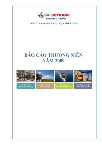 BÃO CÃO THÆ¯á»NG NIÃN NÄM 2009 - Vietstock