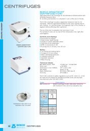 Boeco Centrifuges.pdf - BioFrontier Technology