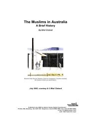 A History of the Muslims in Australia - Islamic Human Rights ...