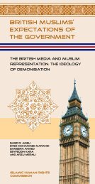 British Muslim representation - Islamic Human Rights Commission