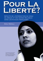 Impacte de l'interdiction du voile islamique et des signes religieux ...