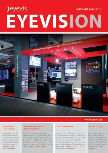 EYEVISION ausgabe ii 01/2011 - Eyevis Gmbh