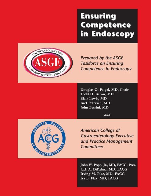 Ensuring Competence in Endoscopy - American College of ...