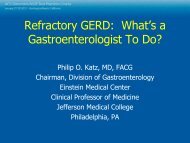 Refractory GERD: What's a Gastroenterologist To Do? - American ...