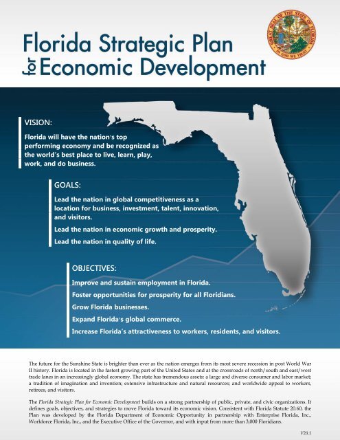 Strategic Plan Brochure - Department of Economic Opportunity