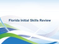 Florida Initial Skills Review