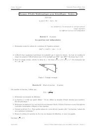 Ã©noncÃ© - L'UTES - UniversitÃ© Pierre et Marie CURIE