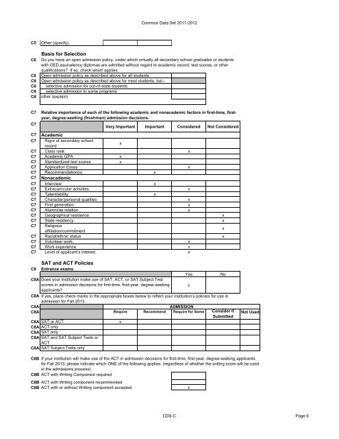 A. General Information - Marymount University