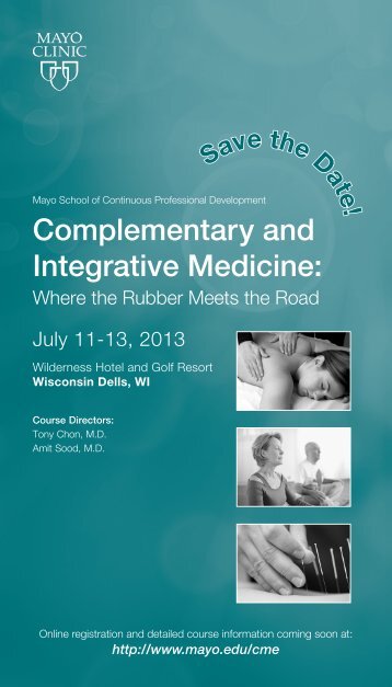Complementary and Integrative Medicine - Mayo Clinic