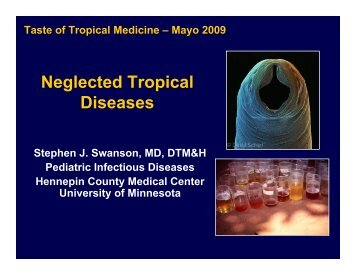 Neglected Tropical Diseases - Mayo Clinic