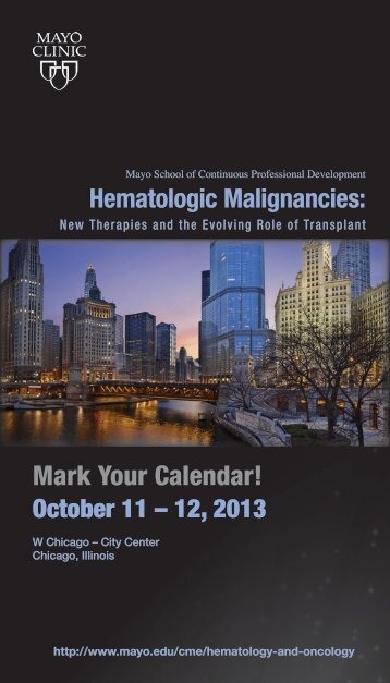 Course Brochure - Mayo Clinic