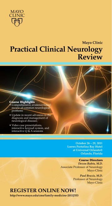 Practical Clinical Neurology Review - Mayo Clinic