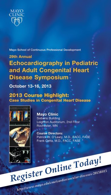 Course Brochure - Mayo Clinic