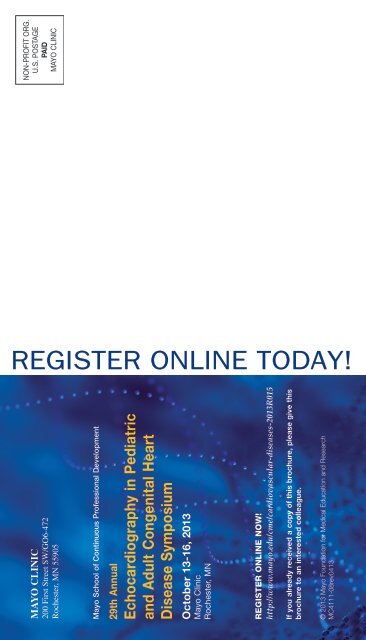 Course Brochure - Mayo Clinic