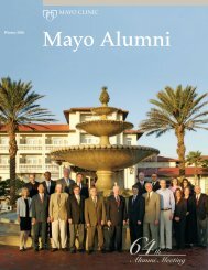 Mayo Alumni Magazine 2006 Winter - MC4409-0106 - Mayo Clinic