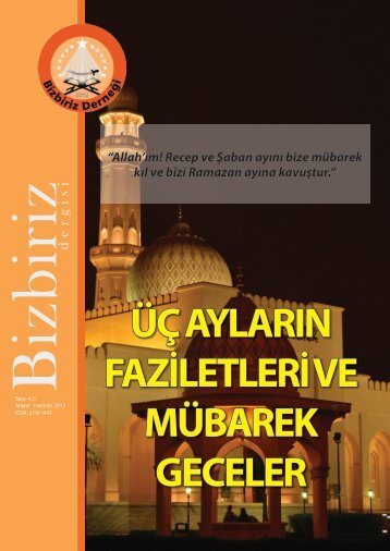 ÜÇ AYLARIN FAZİLETLERİ VE MÜBAREK GECELER