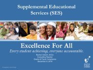 Supplemental Educational Services (SES) - Seattle Public Schools