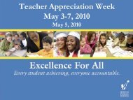 Board Work Session Budget Update Teacher Appreciation Week ...