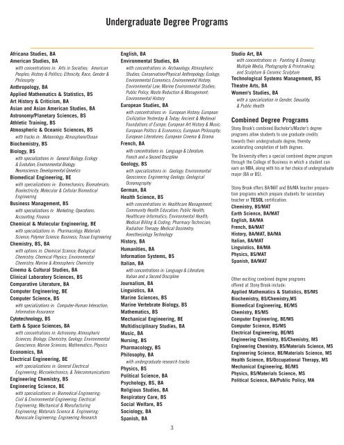 Transfer Guide Ã¢â¬Â¢ 2007-2009 - Stony Brook University