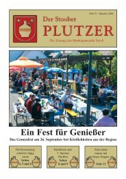 Ausgabe 2009/03 - Marktgemeinde Stoob