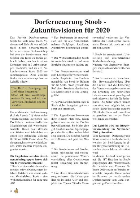 Ausgabe 2009/03 - Marktgemeinde Stoob