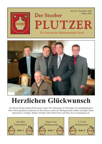 Ausgabe 2008/04 - Marktgemeinde Stoob