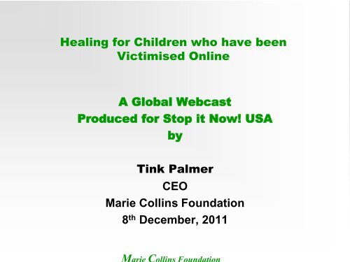 Marie Collins Foundation - Stop It Now