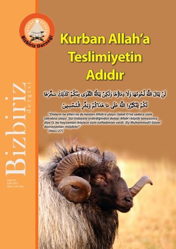 Kurban Allah’a Teslimiyetin Adıdır