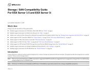 Storage / SAN Compatibility Guide For ESX Server 3.5 and ESX ...