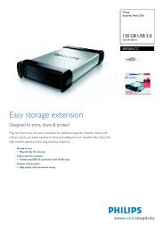 SPE3051CC/00 Philips External Hard Disk - Philips StorageUpdates