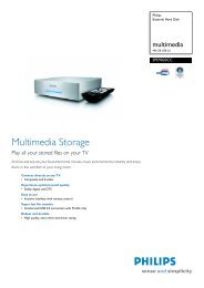 SPE9020CC/10 Philips External Hard Disk - Philips StorageUpdates