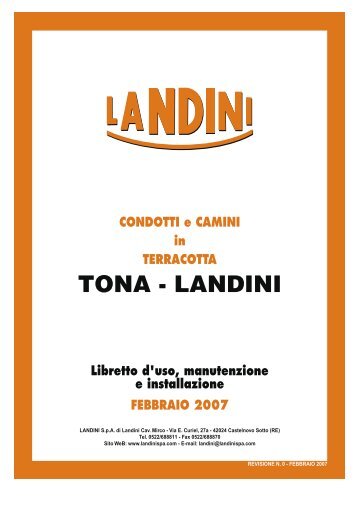 Landini SPA - manuale refrattario - Storemat