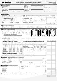 BESTELFORMULIER KASTINTERIEUR OP MAAT - StoreMax