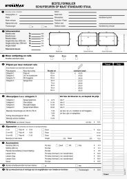 Schuifdeuren standaard - StoreMax