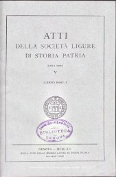 Martino - SocietÃ  Ligure di Storia Patria