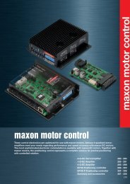 maxon motor control