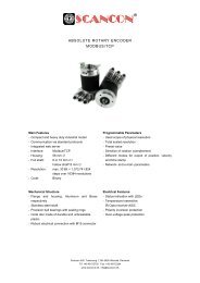 ABSOLUTE ROTARY ENCODER MODBUS/TCP