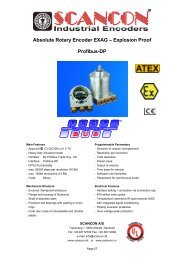 Absolute Rotary Encoder EXAG â Explosion Proof Profibus-DP