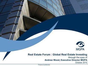 Real Estate Forum : Global Real Estate Investing