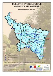 BULLETIN HYDROLOGIQUE du BASSIN RHIN-MEUSE - Eaufrance