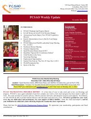 PCSAO Weekly Update - Public Children Services Association of Ohio