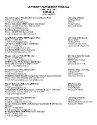 UPP's Contact List - Public Children Services Association of Ohio