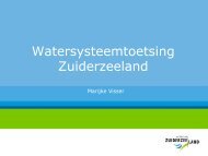 Presentatie Marijke Visser (Toetsing normen wateroverlast) - Stowa