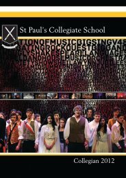 Collegian 2012 Yearbook (sample) - St Paul's Collegiate School