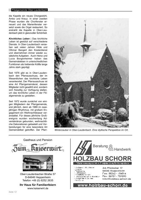 Der SchlÃ¼ssel - Ausgabe 3/2010 - Kath. Pfarrei St. Peter Heppenheim