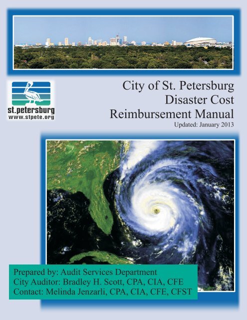 Disaster Cost Reimbursement Manual City of St. Petersburg