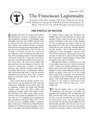 The Franciscan Legionnaire - St. Peter's in the Loop