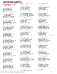 2009 HONOR ROLL LISTING - Saint Peter's Prep