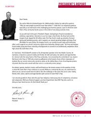 PRESIDENT'S REPORT - Saint Peter's Prep